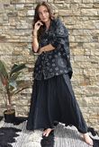 Cala Cushion Cotton Bandana Relaxed Shirt Black